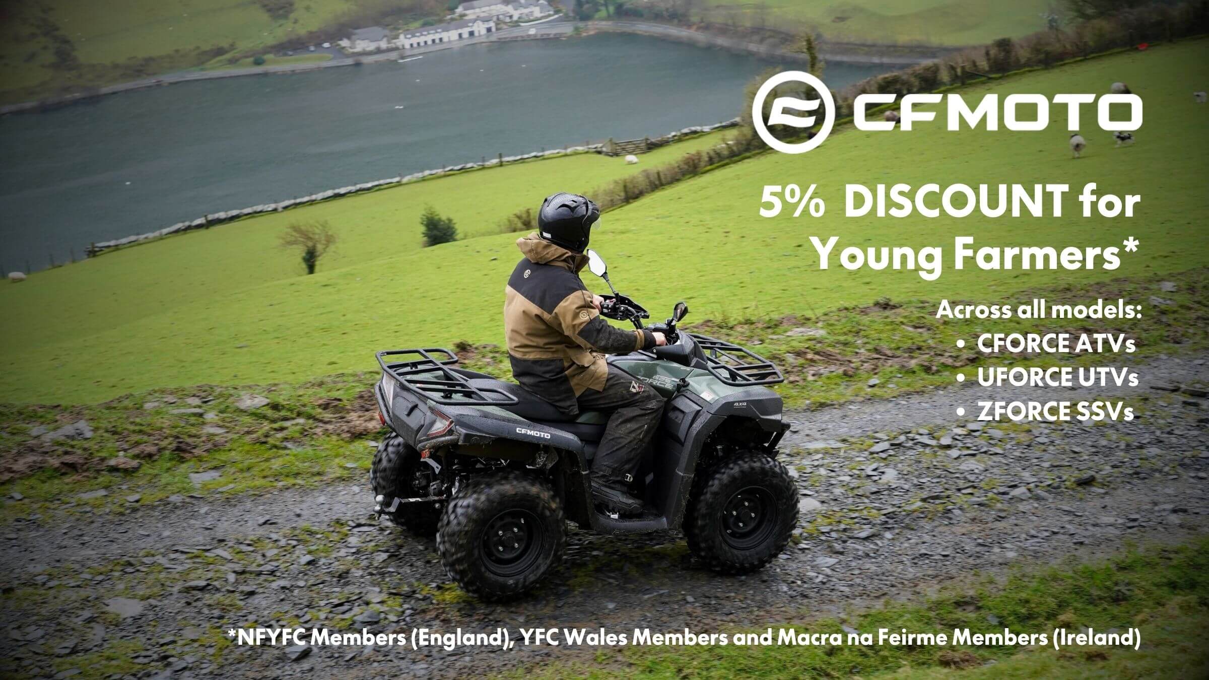 5% Young Farmers Discount