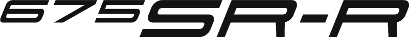 The image shows the text "575SR+" in a bold, stylized font similar to the design used for "675SR-R".