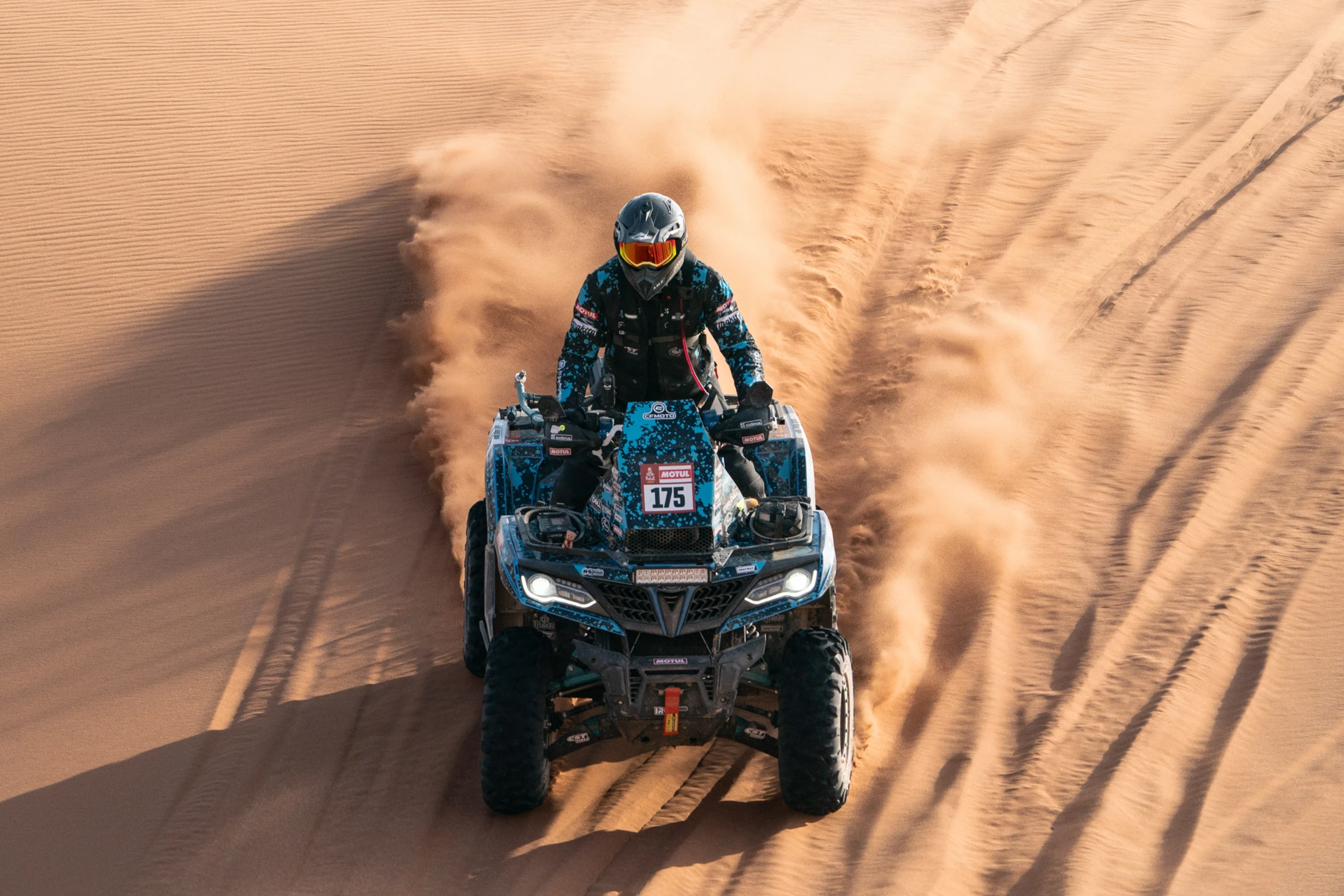 CFMOTO THUNDER RACING TEAM RECORDS 6TH FASTEST 2ND STAGE IN ATV CLASSIFICATION
