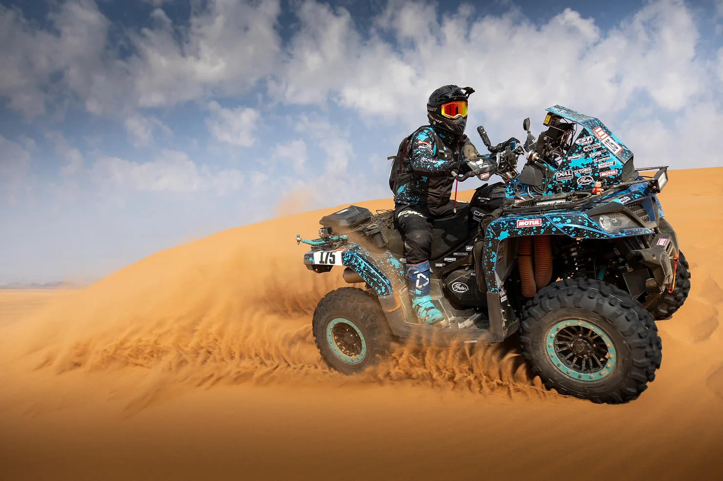 CFMOTO THUNDER RACING TEAM The fourth day of the Dakar Rally was the easiest for A. Kanopkinas so far