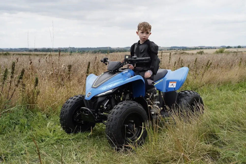 kid on atv