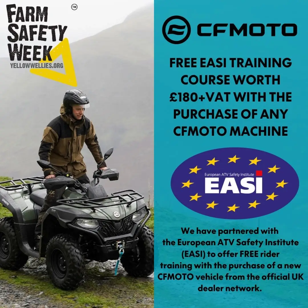 Free EASI training with all CFMOTO ATVs