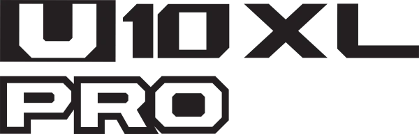 logo-2025-u10pro-xl A solid dark gray or black rectangle with no visible patterns, objects, or distinguishing features, reminiscent of the bold and robust design of the UFORCE U10 PRO.