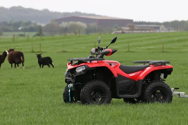 The CFORCE 520 is the best farm quad for sheep farming